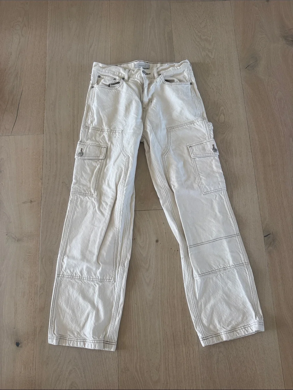 PacSun Men's Cream Utility Cargo Pants